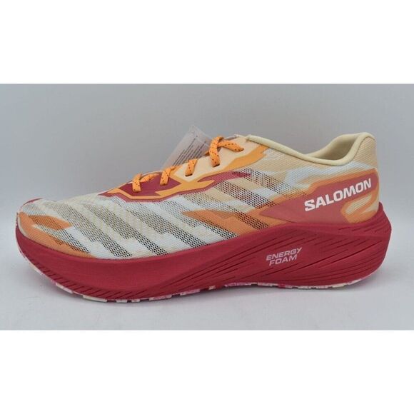 Salomon Womens Size 11 Aero Volt Tender Peach Pink White Running Shoes Sneaker - Picture 4 of 10